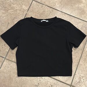 Black Women's Crop Top